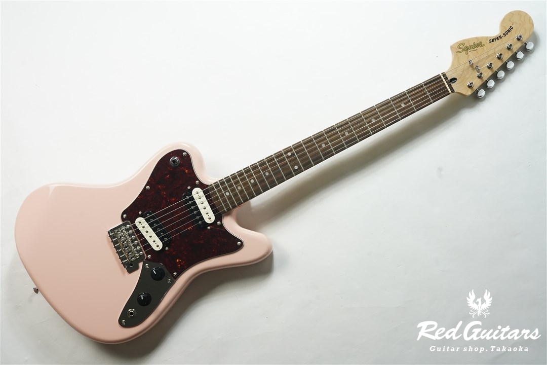 Squier by Fender PARANORMAL SUPER-SONIC Shell Pink | Red